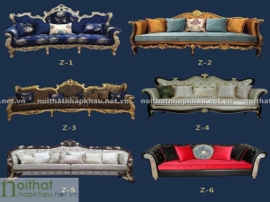 Sofa cổ điển có nhiều màu sắc và mẫu mã hấp dẫn