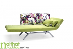 Sofa giường nhập khẩu BK-6063-3 khi ở trạng thái thành giường