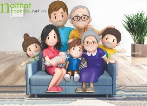sofa giường nhập khẩu là tiện ích cho cả gia đình