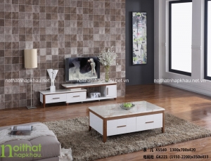 bàn trà đẹp SX540 thanh lịch gọn gàng cho phòng khách