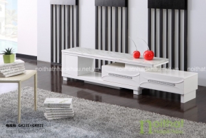 Bàn trà gỗ màu trắng SX637 cao cấp và nổi bật cho phòng khách
