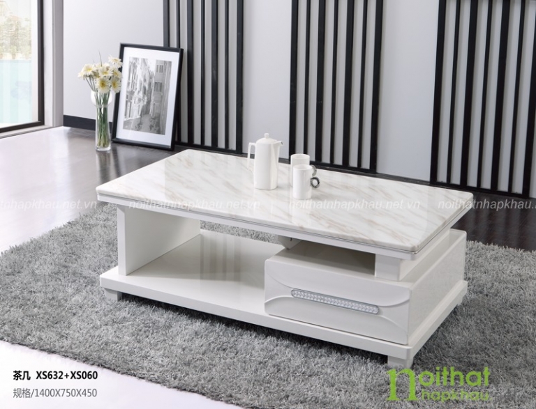 Bàn trà mặt đá SX632
