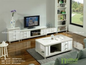 Bàn trà màu trắng GK6264 đẹp