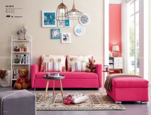 Bàn trà sofa phòng khách an toàn cho nhà có trẻ nhỏ