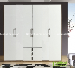 Tủ lùa 6 cánh rộng thênh thang dành cho phòng ngủ rộng