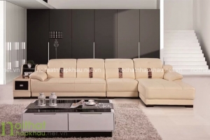 Bật mí cách chọn sofa da cho phòng khách căn hộ chung cư hiện đại và nổi bật