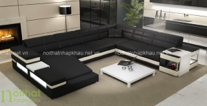 Bật mí cách chọn sofa da cho phòng khách căn hộ chung cư hiện đại và nổi bật