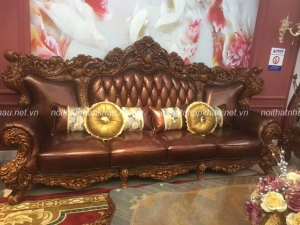 chọn sofa da cho phòng khách