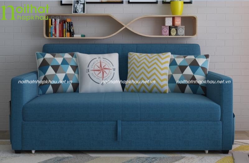 Chọn mẫu sofa màu xanh năng động cho phòng khách thông minh