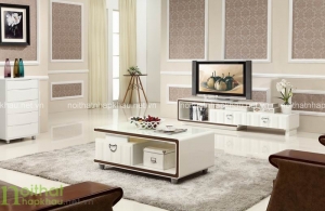 Bàn trà - kệ tivi nhập khẩu cao cấp cho phòng khách tại Hà Nội