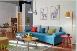 Sofa giường thông minh chất liệu vải rất tiện dụng và luôn được khách hàng yêu thích