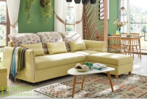 Sofa giường thông minh nhập khẩu màu sắc tươi sáng