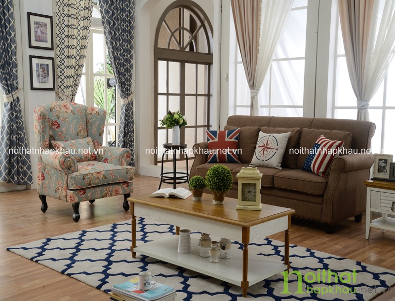 Lựa chọn những mẫu ghế sofa vải hoa đẹp cho phòng khách gia đình