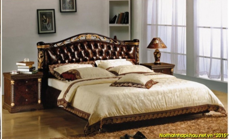 Giường da đẹp L611
