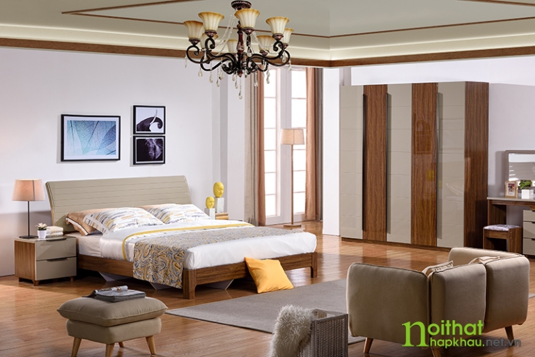 Bộ phòng ngủ đẹp BOF 365#