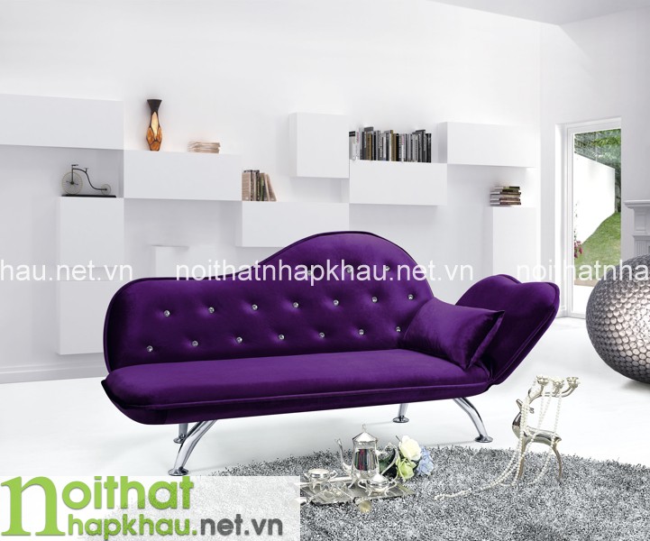 Mẫu ghế sofa giường BK-8001-5 màu tím