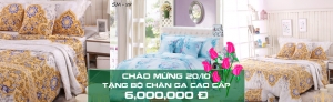 Mua giường ngủ tặng chăn ga