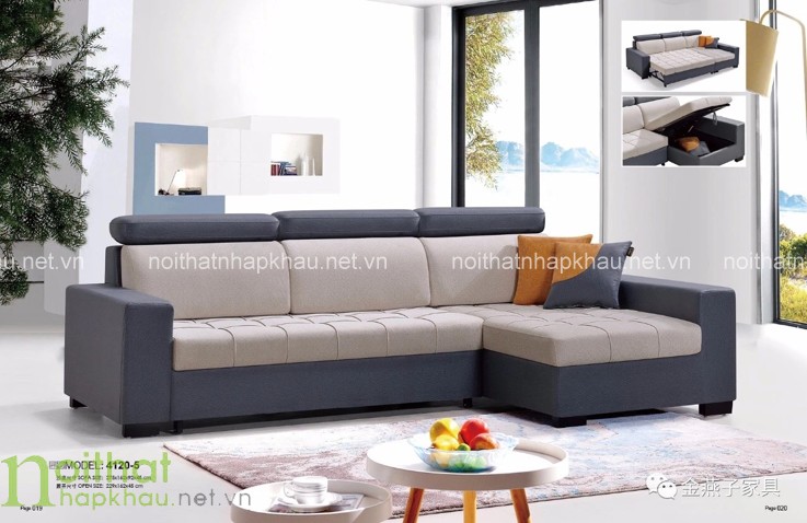 Mẫu sofa giường thông minh đa năng mang đến không gian hài hòa và ấn tượng