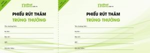 Phiếu rút thăm khai trương showroom Hồ Chí Minh