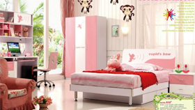 Phòng ngủ trẻ em 832-hồng