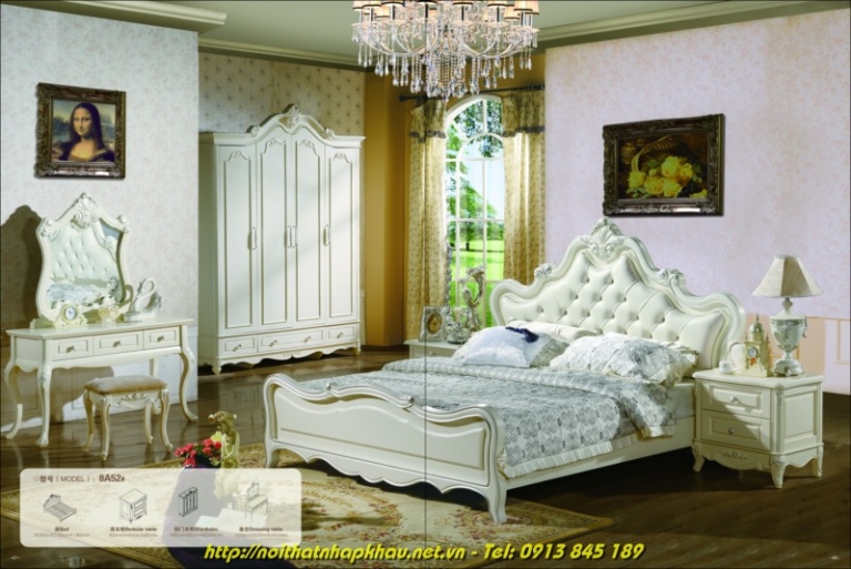 Giường ngủ đẹp 8A52
