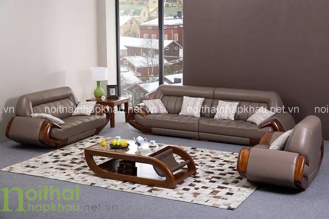 Chọn mẫu sofa da cho phòng khách có trẻ nhỏ giúp vệ sinh các vết bẩn dễ dàng