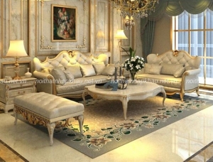 Sofa phòng khách cổ điển cao cấp