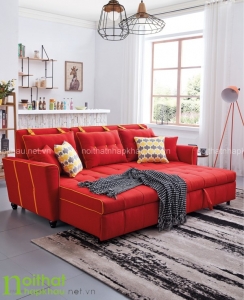 Sofa giường vải thông minh với kiểu dáng mới mẻ và độc đáo cho gia đình