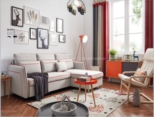 Sofa giường và bàn trà nhỏ