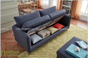 Cốp đựng đồ to rộng giúp phòng khách thông thoáng, gọn gàng hơn