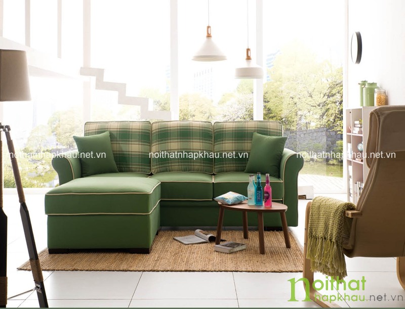 Sofa giường góc nhỏ đa năng cho nội thất phòng khách hiện đại 