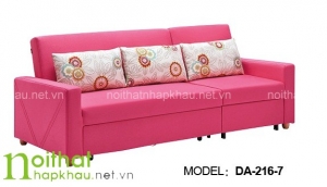 Sofa giường thông minh 216-7 màu hồng
