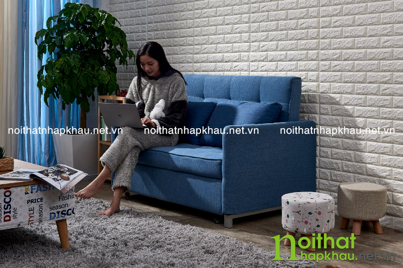 Ghế sofa phòng khách nhỏ có ưu điểm giá thành rẻ, mẫu mã đẹp