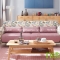 Ghế sofa phòng khách đẹp và bàn trà nên có cùng phong cách, hài hòa về gam màu và kích thước