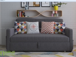 sofa giường màu xám đẹp