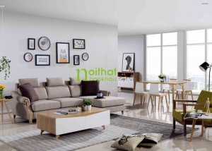sofa vải phong cách bắc âu LS-FS905