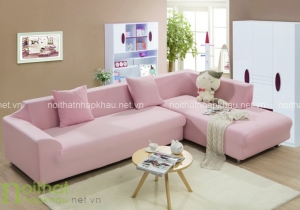 Sofa với gam màu nhẹ nhàng, tươi sáng mang đến cho không gian cảm hứng thiên nhiên ngập tràn