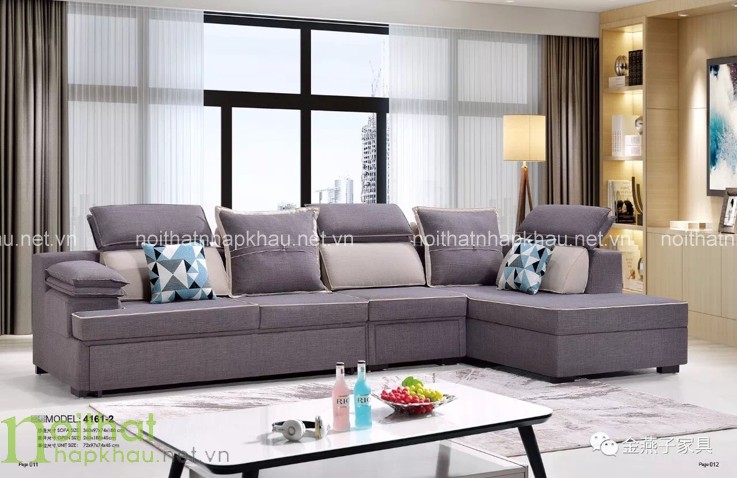 Mẫu sofa giường nỉ độ bền cao êm ái được ưa thích sử dụng với mẫu mã đa dạng