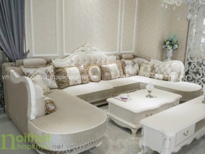 Chiêm ngưỡng một số những mẫu sofa tân cổ điển ấn tượng và đẹp cho phòng khách của gia đình